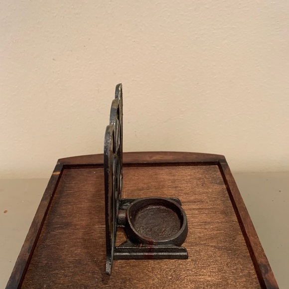 Vintage Stained Glass Angel Candle Holder - Picture 2 of 5